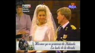 Boda Real  Guillermo de Holanda y Máxima Zorreguieta  22 [upl. by Ybbob915]