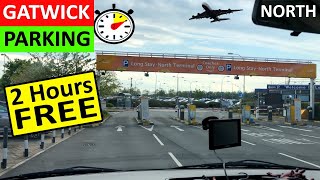 Gatwick Airport Parking North Terminal 2 HOURS FREE avoid Gatwick Airport Drop off Charge [upl. by Maxy]