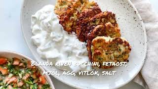 Gör enkla grönsaksbiffar recept  vegetariskt [upl. by Eittam465]