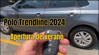 POLO TRENDLINE 2024 con APERTURA DE VERANO igual que el Seat Ibiza [upl. by Aerbas]