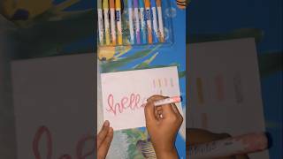 Hello Calligraphy hello calligraphyart shortvideo [upl. by Dloraj]