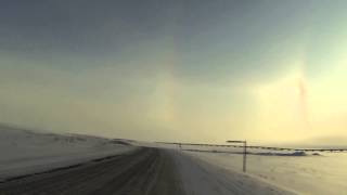 Halo 22 46 sun dog parhelic circle [upl. by Bocoj]