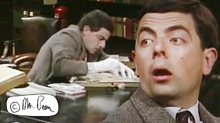 Beans Silky Touch  Mr Bean Funny Clips  Mr Bean Official [upl. by Nyltiac]