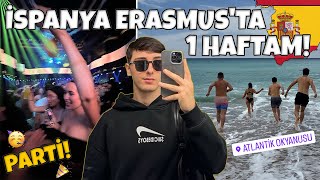 İSPANYA ERASMUS VLOG İspanya Erasmusta Haftalık Vlog Erasmus Partisi A Coruña Vlog ESC Proje [upl. by Ripp]