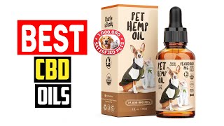 ✅Top 5 Best CBD Oils for Dogs in 2024 [upl. by Atnahsal]