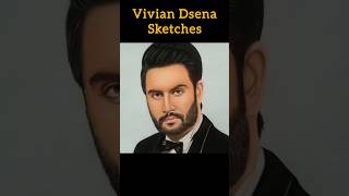 Vivian Dsena Sketches viviandsena viviandsenathesuperhero viviandesena hindiserialgossips [upl. by Anuayek]