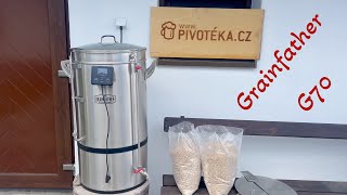 Domácí pivo v ALlinOne systému pivovar Grainfather G70 [upl. by Asirrac]