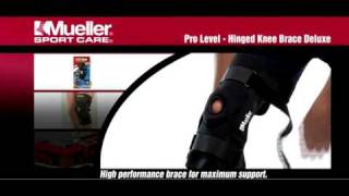 Mueller Pro Level Hinged Knee Brace Deluxe [upl. by Yedok]