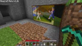 Door Hidden Behind a Painting  Tutorial Updated for Minecraft Beta [upl. by Kohler343]