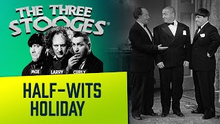 The THREE STOOGES  Full Episodes  Ep 97  Half Wits Holiday Curlys Final Short [upl. by Erdnaet275]