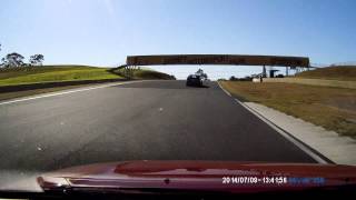 Camry V6 hunting down AMG C63 at a track day [upl. by Cottle449]