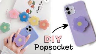 how to make popsocket for phone  cool mobile cover decoration  homemade popsocket [upl. by Mazonson]