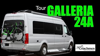 STUNNING 4x4 Sprinter GALLERIA 24A Lithium🔋 Office Garage Storage 4️⃣ Living Spaces by Coachmen [upl. by Nevur369]