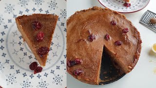 Easy Flourless Jamaican Cornmeal Pudding 🥮  Refined Sugar Free Plant Based Recipe [upl. by Brunhilde]