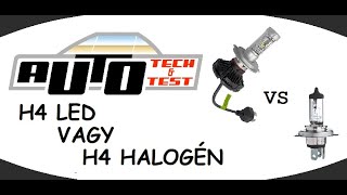 H4 LED VS H4 TUNGSRAM HALOGÉN [upl. by Brenan]