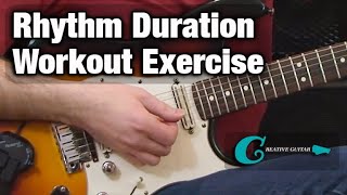 RHYTHM GUITAR The Duration Workout Exercise [upl. by Necila775]