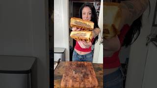 Sausage Egg and Cheese Stuffed Waffle cooking sandwich easyrecipe [upl. by Tiena]