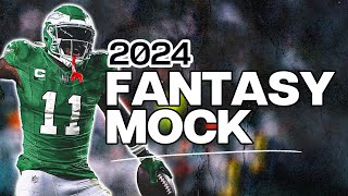 A 2024 Fantasy Football Mock Draft [upl. by Lauber]