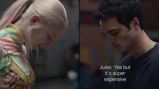 Jules and Nate texting  euphoria 1x03 scene [upl. by Rudd30]