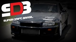 Diego Higa vence a quarta etapa do Super Drift Brasil 2016  ITU [upl. by Anitnas295]