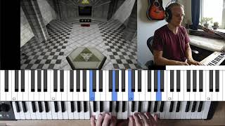 Koji Kondo  Song of timeTemple of Time harmonized on piano learn the melody and chords [upl. by Nahtaoj]