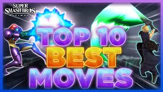 Top Ten BEST Moves In Super Smash Bros Ultimate [upl. by Henka]