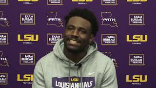 LSU LB Greg Penn III  Oct 8 2024 [upl. by Sicular]