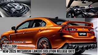 First Look NEW 2025 Mitsubishi Lancer Evolution Release Date [upl. by Oni658]