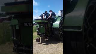 Aveling and Porter Road Locomotive Flame Lilly at the Wdvtampsec annual rally 2019 [upl. by Eleni]