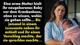 Eine arme Mutter hielt ihr neugeborenes Baby vor dem Krankenhaus ohne zu wissen wohin sie gehen [upl. by Pegma]