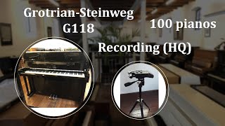 GrotrianSteinweg G118  Piano Comparison Series HQ sound [upl. by Phillis522]