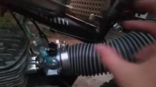 2 stroke 80cc bicycle engine bolt on power [upl. by Relyk849]