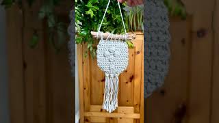 Free crochet pattern mini bobble wall hanging freecrochetpattern crochetpatternsfree crochet [upl. by Dinin]