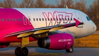 Morning Planespotting WIZZAIR EUROWINGS AIREST at Baden Airpark [upl. by Schnapp]