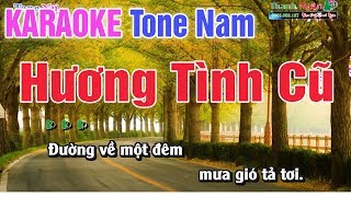 Hương Tình Cũ Karaoke Tone Nam 8795  Nhạc Sống Thanh Ngân [upl. by Moffat651]