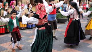 Asturian traditional folk dance  Áviles Asturias Spain [upl. by Bigod867]