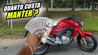 QUANTO CUSTA PRA MANTER UMA MOTO MEDIA CILINDRADA cb 250 [upl. by Ximenes]