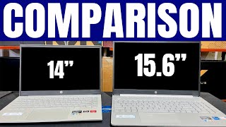 14 inch Laptop vs 156 inch Laptop in 2023 🔥🔥 Which size should you choose [upl. by Nuahs]