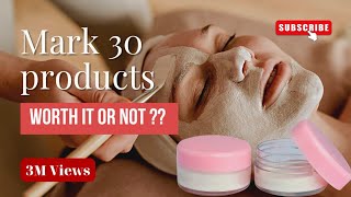 Mark 30 cleanser and mud mask review  Worth it or not [upl. by Kilah]