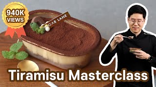 Amazing Tiramisu Masterclass  Simple but delicious recipe [upl. by Annhej]