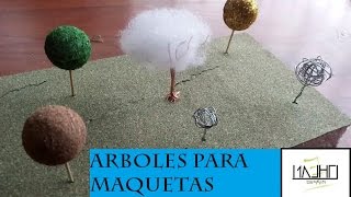 HAZ ARBOLES PARA MAQUETA  ARQUITECTURA TRAZOSDEENSUEÑO [upl. by Arand]