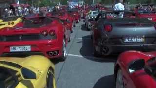 FERRARI TREFFEN VON HARRY VAN DEYK L  HEXENHÄUSL SAALBACH HINTERGLEMM [upl. by Celka971]