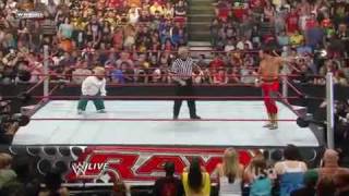 YouTube Hornswoggle vs Chavo Guerrero WWE RAW HQmp4 [upl. by Hoashis396]