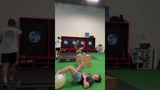 Stability Ball Hip Extension Leg Curl [upl. by Burra]