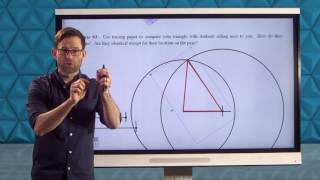 Common Core GeometryUnit 1Lesson 6Constructing a Triangle Given Its Sides [upl. by Sucramal]