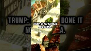 Trump Responds to Eren Yeagers Actions shorts [upl. by Iral]