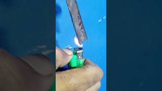 Wire Cutter Made By Blade shorts lifehacks diy homemade [upl. by Odraboel]