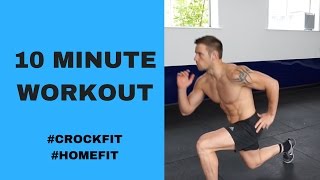 10 MINUTE WORKOUT IntermediateAdvanced CrockFit [upl. by Sommer]