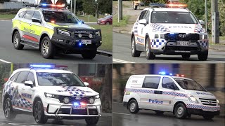 Multiple Ambulance and Police Vehicles Responding  MiniCompilation 7 Queensland Australia [upl. by Avis]