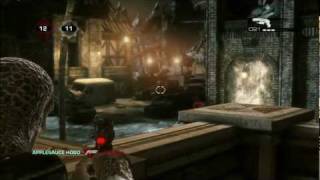 Gears of War 3 50 Boltok Pistol Headshots in 90 Seconds [upl. by Kcirdet]